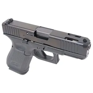Alaska Gun Laws 45 Glock 19C (V) Gen5 4.02" 9mm Comp 15rd Pistol, Black - PV1959203