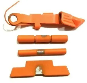 Centennial Defense Systems Extended Control Kit for Gen 1-3 Glock 2 Pins Hi-Viz Orange