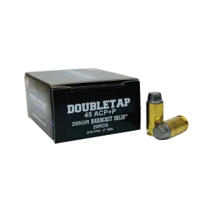 DoubleTap Ammunition .45 ACP +P 255 gr LSWC 20rds