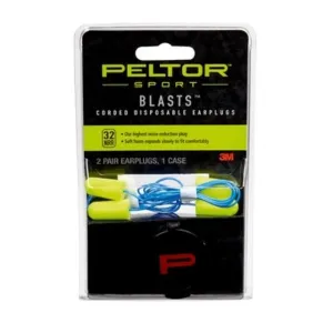 Peltor vs Walkers: Hearing Protection Compared 7 Peltor Sport Blasts Corded Disposable Earplugs 2 Pair Pack Neon Yellow