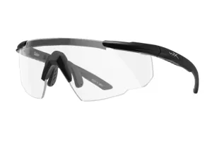 Wiley X Changeable Series Saber Advanced Safety Glasses Matte Black Frame Clear Lens