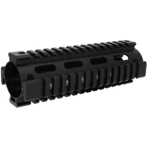 TacFire 2-Piece Drop-In Picatinny Quad Rail 7" Carbine Length Handguard