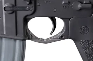 Hogue Parts & Accessories 68 Hogue AR-15 / M-16 G10 Trigger Guard Contoured - G-Mascus Black/Grey