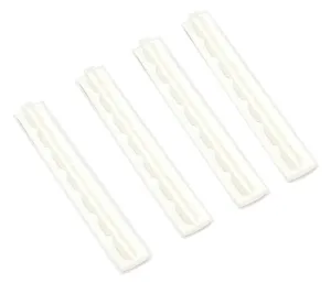 ERGO Grips Parts & Accessories 22 ERGO 7-Slot KeyMod Wedgelok Rail Cover 4 Pack White