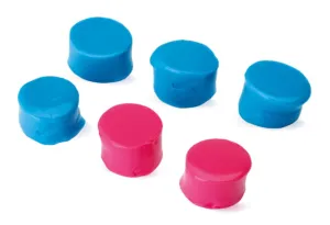 Walker's Parts & Accessories 4 Walkers Silicon Putty Ear Plugs 32 dB NRR Pink/Teal