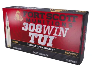 Fort Scott Munitions 36 Fort Scott Munitions .308 Win. TUI 165GR SCS, 20rds - 308165SCV2
