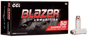 CCI Blazer 44 Magnum 240gr JHP Aluminum Cased Ammunition 50rds - 3564