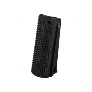 Fusion Firearms Parts & Accessories 18 Fusion Firearms Mainspring Housing Steel Officer Checkered Black