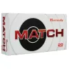 Hornady 308 Win 168 gr BTHP Match 20/Box