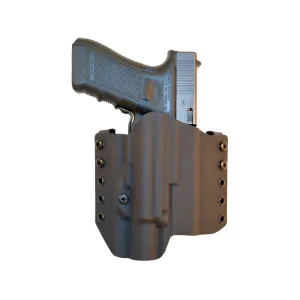 Comp-Tac Warrior OWB Holster Right Hand Glock 20, 21 with Surefire X300 Kydex Black