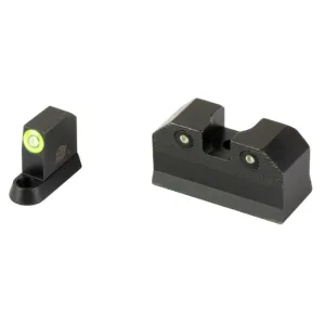 Custom Sig P365 Parts & Accessories for 2026 136 XS Sights R3D 2.0 Suppressor Height Tritium Night Sight For CZ P10 Green Front Outline Green Tritium Front/Rear
