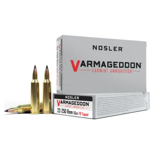 Nosler Varmageddon VGA - 22-250 Rem 55g VG FBT (20ct) Ammunition 65155
