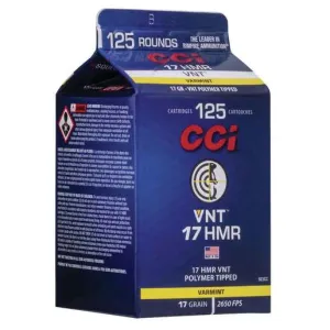 Gun Price Check: Compare Prices Across 30+ Retailers 27 CCI VNT HMR 17 HMR 17gr Varmint Tipped Rimfire Ammo - 125 Rounds