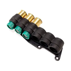Mesa Tactical Sureshell Shotgun Shell Holder 12 Gauge Remington 870, 1100, 11-87 6-Round Polymer Black