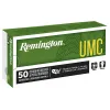 REMINGTON UMC 9mm Luger 147 gr Full Metal Jacket Ammunition | 50 Rounds