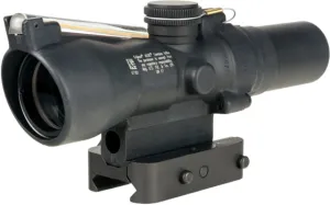 Trijicon Compact Dual Illuminated ACOG Scope 1.5x24 mm Amber 8 MOA Triangle Reticle Matte Black