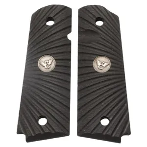 Wilson Combat Parts & Accessories 68 WILSON COMBAT Grip Panels 1911 Starburst G10 Blk