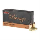 PMC Ammunition 53 Bronze 40 S&W Hangun - 40 S&W 165gr Full Metal Jacket 50/Box
