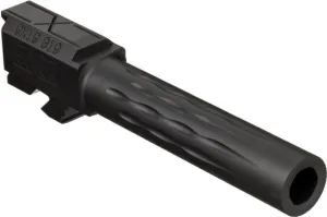 USED Faxon Firearms Match Series Barrel for G19 w/ Patented Flame Fluting Compact Gen 2-5 9mm 416-R Stainless QPQ Nitride Std. Length Non-threaded