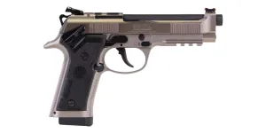Beretta 92X PCO 9mm Pistol 4.9" 15rd Gray Nistan - J92XPCO21