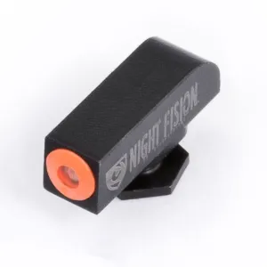 Night Fision Perfect Dot Front Night Sight Only Orange w/Green Tritium All Glock