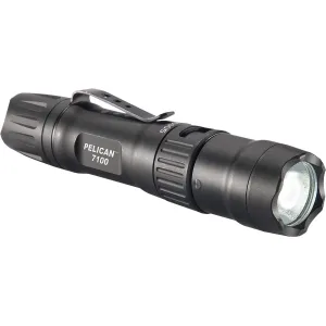 Pelican 7100 Tactical Flashlight Black Anodized 33/348/695 Lumens White LED