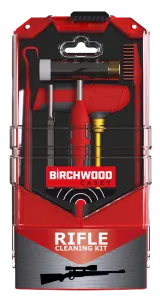 Birchwood Casey Rifle Cleaning Kit Red / Black Multi-Caliber 21 Pieces