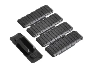 Strike Industries M-LOK Rail Cover V2 5 Pack Black One Size SI-MLOK-COVER-V2-BK