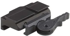 American Defense Manufacturing QD Mount w/ Titanium Lever Assembly for the Aimpoint ACRO Micro Red Dot in Low Height Black