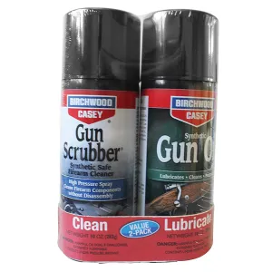 Gun Scrubber & Synthetic Gun oil Combo Pack - 10 oz