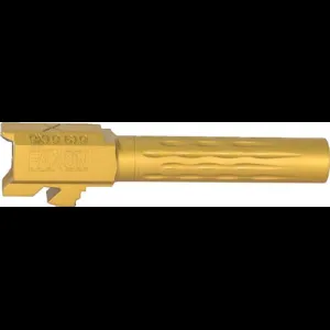 Faxon Firearms Glock 19 Barrel 9mm Stainless TiN Finish