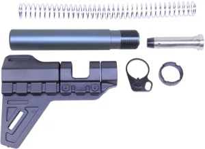 Guntec USA Parts & Accessories 34 Guntec USA AR-15 Micro Breach Pistol Brace Kit Anodized Grey