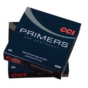 CCI No. 209 Shotshell Primers - 100 Count 209 Shotshell