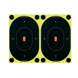 Birchwood Casey Parts & Accessories 34 Birchwood Casey 34710 Shoot-N-C Reactive Target Self-Adhesive Paper, Handgun Black/Yellow 2- 7 in Silhouette Includes Pasters 6 Pack