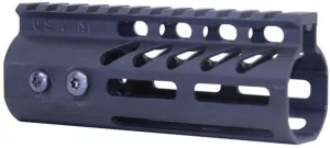 Guntec USA Parts & Accessories 90 Guntec USA AR-15 5in Ultra Lightweight Thin M-LOK Free Floating Handguard w/ Monolithic Top Rail Anodized Black