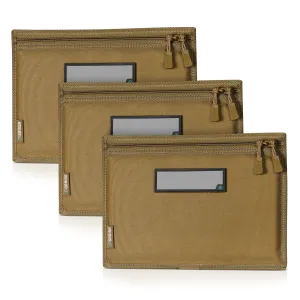 Savior Equipment Specialist Range Bag Pistol Sleeve 3-Pack - Dark FDE