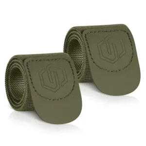 SAVIOR EQUIPMENT Non-Abrasive Tie Down Straps 1.5" Wide OD Green