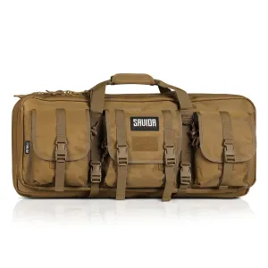 Savior Equipment American Classic Shorty 28" Double Rifle Case - Dark FDE