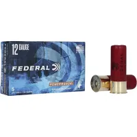 Federal Power-Shok 12 Gauge Ammo 2-3/4" #00 Buckshot 12 Pellets Box of 5