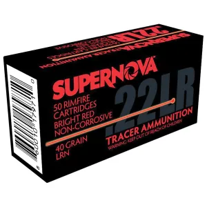 Best Caliber for Women's Self Defense: .380 vs 9mm vs .38 Special 113 Supernova Tracers .22LR 40 gr LRN 50rds Rimfire Ammo for Enhanced Visibility and Accuracy in Plinking and Target Practice - PMSN22LRR
