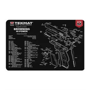 Pistol Gun Mats - Tekmat Pistol Gun Cleaning Mat For Browning Hi Black