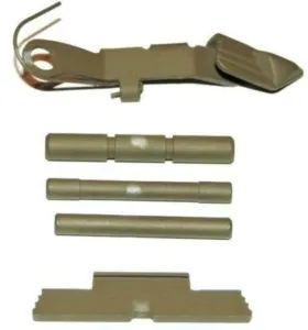 Centennial Defense Systems Lower Parts Kit for Gen 1-3 Glock 26 Serrated 5lb Mag Catch Spring 6lb Trigger Spring Glock Tan