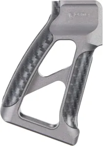 Fortis Manufacturing Torque Pistol Grip 15 Degree AR-15 Carbon Fiber Grey Anodize