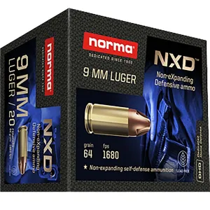 Norma NXD 9mm Ammo 64 Gr, 20rds - 611140020