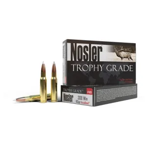 9mm vs 10mm: Which Pistol Caliber Should You Choose? (2026) 65 Nosler Trophy Grade .308 Winchester 165 gr AccuBond 20 Rounds Ammunition - 60049