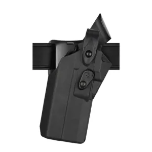 Safariland 7360RDS 7TS ALS/SLS Mid-Ride Level III Retention Duty Holsters SIG Sauer P320 SureFire X300 Streamlight TLR-1 Left Hi Glos Black