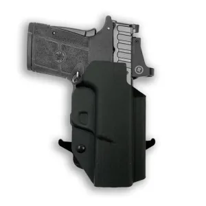 WE THE PEOPLE Smith & Wesson Equalizer w/ Red Dot OWB Holster Black Kydex | Right Hand