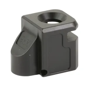 Zaffiri Precision Parts & Accessories 42 Zaffiri Precision Blowhole, Compensator, 9MM, Nitride Finish, Black, 1/2x28, For Glock 43/43X/48 ZP.COMP.43.BN