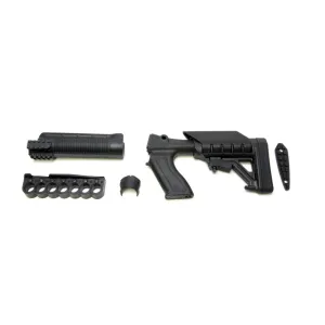 ProMag Parts & Accessories 60 PROMAG Archangel 12 Gauge Black Polymer Tactical Shotgun Stock System with Receiver Mount Shell Carrier (AA500SC)