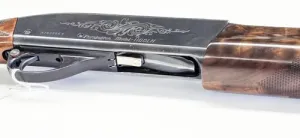 REMINGTON LEFT-HANDED 1100 SEMI-AUTO CHAMBERED IN 12 GAUGE HAS SOME HISTORY BEHIND IT !!